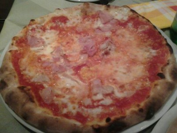 Pizza Margherita Con Cotto