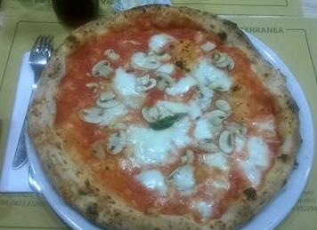 Pizza boscaiola pizzeria basilico Montesarchio