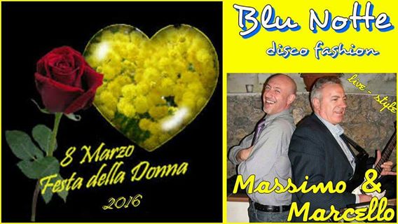 Festa delle donne in allegria al blu notte