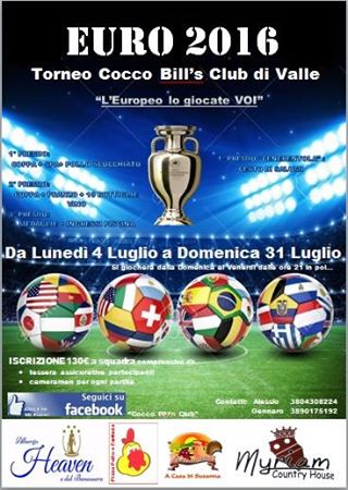 Torneo Cocco Bill's Club # L'Europeo lo giocate voi!