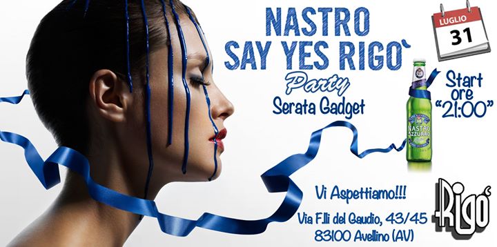 Nastro Say Yes Rigò - Party - Serata Gadget