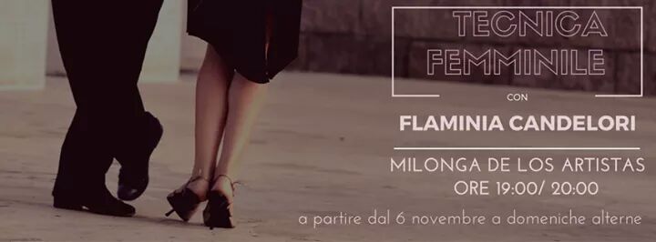 Milonga DeLosArtistas Domenica 20 novembre A.Lalli, F. Candelori