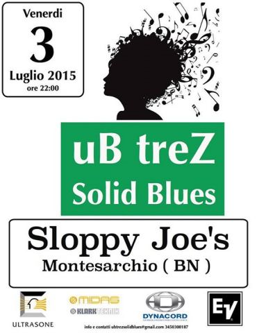 UB Trez Solid Blues Live at Sloppy Joe's