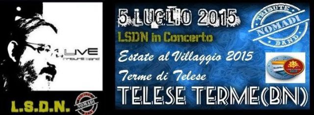 LSDN(Tribute Band Nomadi) live at TERME