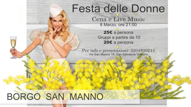 Festa della Donna- BORGO SAN MANNO