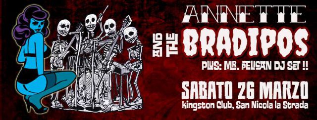 Annette and The Bradipos live show@Kingston