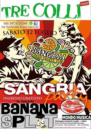 Sangria Party & Banana Split Presso Tre Colli