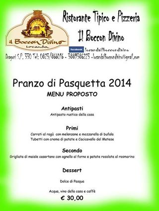 Pasquetta Presso Il Boccon Divino