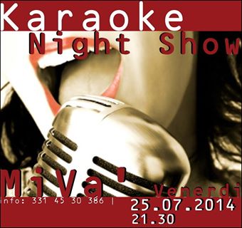 **** KARAOKE PARTY NIGHT ****