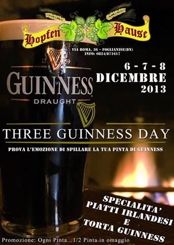 Three Guinnes Day Presso Hopfen Hause