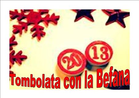 Tombolata con la  BEFANA