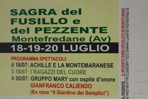 Sagra Del Fusillo E Del Pezzente