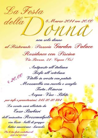 8 MARZO FESTA DELLA DONNA