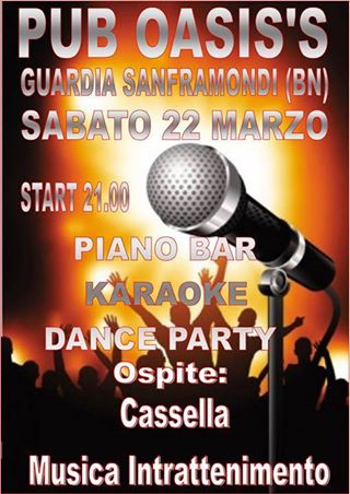 Pianobar Karaoke Dance Party Presso Pub Oasis's