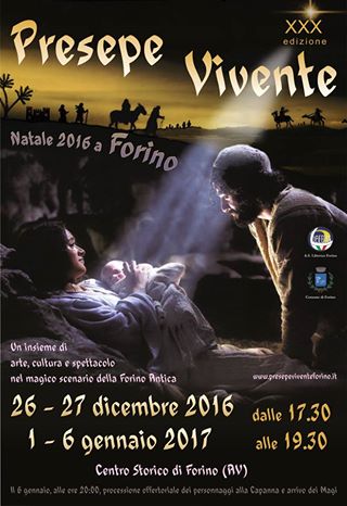 Presepe Vivente Forino AV 26-27 dicembre 2016 e 1-6 gennaio 2017