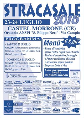 Stracasale 23-24 Luglio 2016 Castelmorrone (CE)