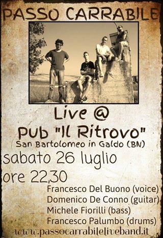 Passo Carrabile Presso Pub Il Ritrovo