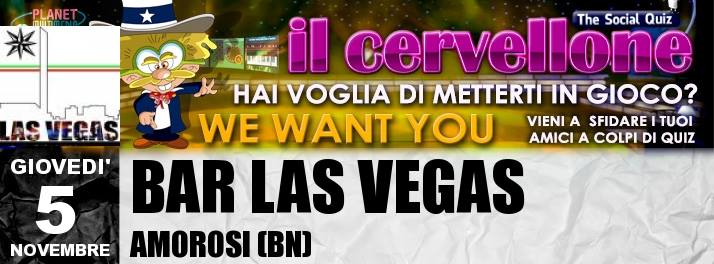 IL CERVELLONE LIVE MATCH AT BAR LAS VEGAS (AMOROSI (BN))