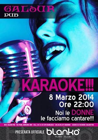 Karaoke Presso Galdur Pub