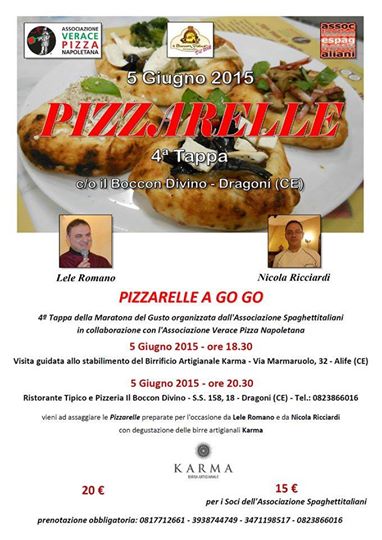 NUOVA TAPPA DI PIZZARELLE A GO GO NELL'ALTO CASERTANO