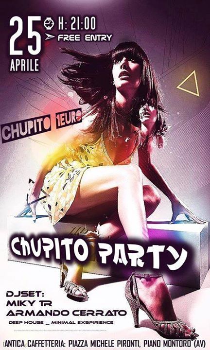 Chupito Party Presso Antica Caffetteria
