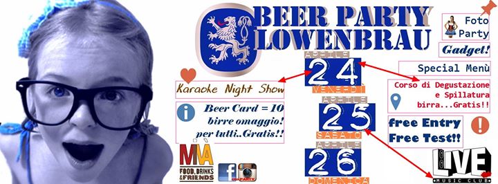 XXX... BEER PARTY LOWENBRAU ...XXXX