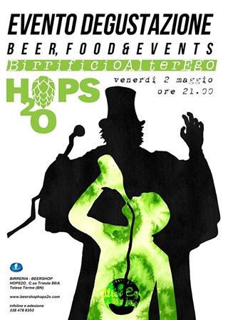 Degustazione con Marco Maietta del Birrifcio Alter Ego all'Hops2o BIRRERIA