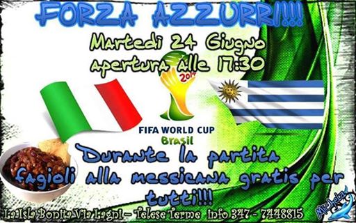Italia Uruguay Presso La Isla Bonita