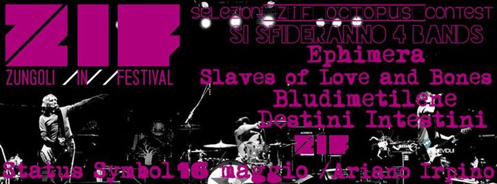 STASERA! Zungoli in Festival ::: selezioni Octopus Stage ::: Slaves of Love and Bones || DestinIntestini || Ephimera || 