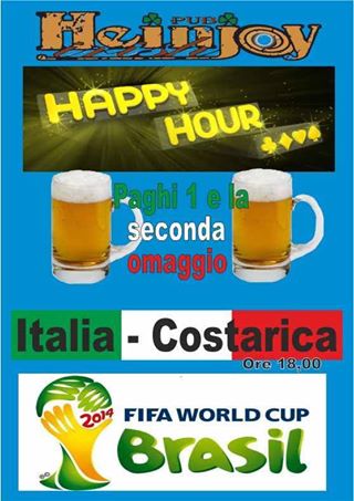 Happy Hour E Italia Costa Rica Presso Heinjoy