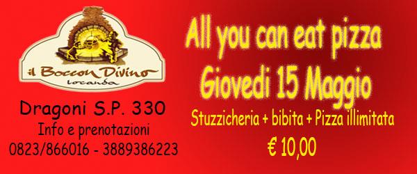 All You Can Eat Pizza Presso Boccon Divino
