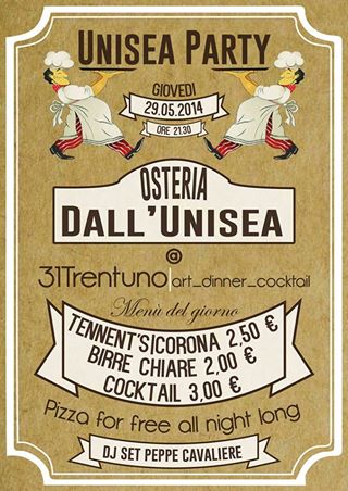 Unisea Party Presso Trentuno
