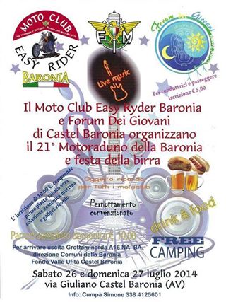 21 Motoraduno Della Baronia E Festa Della Birra