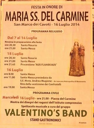 Festa In Onore Di SS Del Carmine