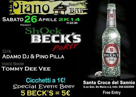 Beck's Party Presso Piano Bar
