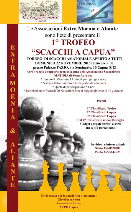 1° TROFEO   ' SCACCHI A CAPUA'