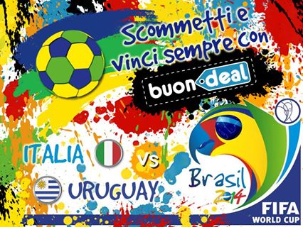 Scommetti con Buondeal - ITALIA vs URUGUAY