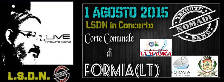 LSDN(Tribute Band Nomadi) live at Piazza Tommaso Testa - FORMIA(LT)