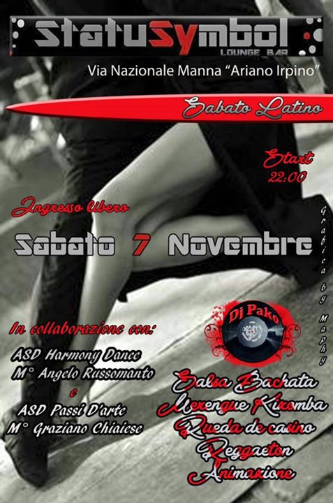 SABATO LATINO STATUSYMBOL!!!! 7 novembre