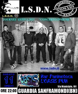 LSDN(Tribute Band Nomadi) live at Oasis Pub - GUARDIA SANFRAMONDI(BN)