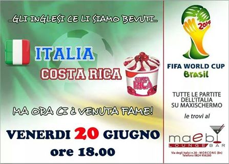 Italia Costa Rica Presso Maebi