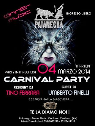 Carnival Party Presso Patanegra