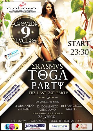 Erasmus Toga Party