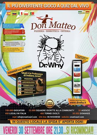 DR.WHY @Don Matteo ven 7 ott - 1° premio Tablet Winpad!