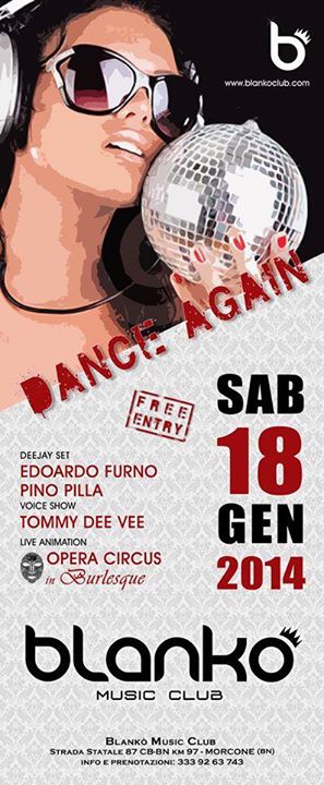 Dance Again Presso Blank