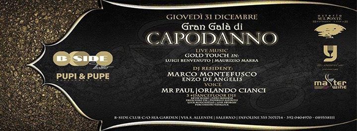 31 Dicembre #GRAN GALA' DI CAPODANNO @B-Side Theatre || Dalle 21.30 Gran Cenone con Live Music || Prevendite e tavoli ✔ 