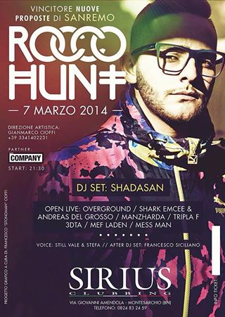 Rocco Hunt Presso Sirius