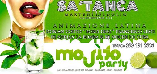 Flow latino eventi presenta martedi 15 luglio..........il mojito  party salsero!