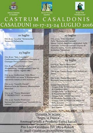 Trementisti in Concerto Sabato 23 Luglio@Casalduni BN) Castrum Casaldonis A Cura Della PRO LOCO, Piazza Municipio