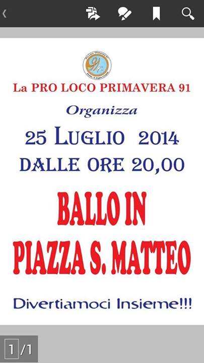 Ballo In Piazza San Matteo